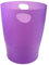 Exacompta 45319D ECOBIN 8er Pack Papierkörbe 15 Liter mit Griffen. Eleganter und robuster Papierkorb und Mülleimer im modernen Design violett