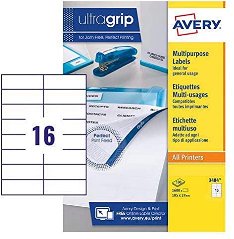 Avery 3484 Universal-Etikette (A4)