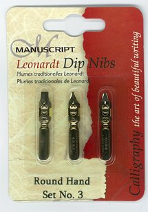 Leonardt Dip Nib Set Round Hand 3