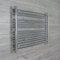 companyblue Heated Chrome Bathroom Towel Rail Radiator 1100mm wide 800mm high