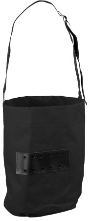 Pfiff 005072 Futtersack mit Halsriemen, schwarz