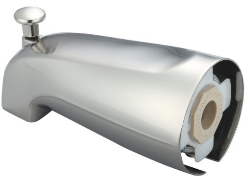 Olympia Faucets OP-640018-BN Combo Diverter Tub Spout, Brushed Nickel Finish