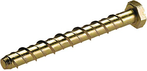 Unifix V35166 12 x 100mm Thunderbolt Zinc and Yellow Hex Head Masonry Anchor (Box of 50)
