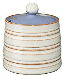 Denby USA Heritage Fountain Covered Sugar Bowl, Multicolor