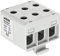 Verteilerblock f. Al/Cu geeignet 6x1,5-50mm2 grau 3pol. 1000V AC/DC Klemme isoliert OTL 50-3x MAA1350A10 Morek 4382