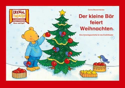 Der kleine Bär feiert Weihnachten / Kamishibai Bildkarten: 7 Bildkarten für das Erzähltheater
