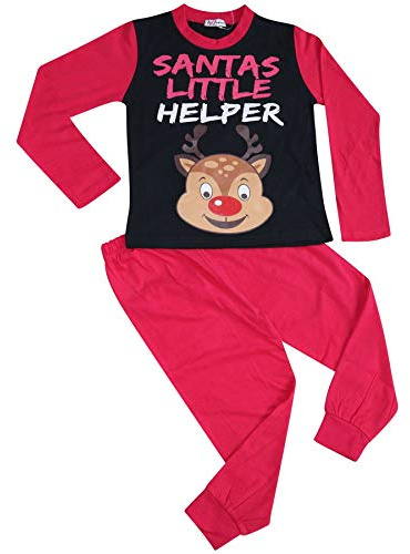 A2Z 4 Kids Girls Boys PJ's YA Filthy Printed Christmas Pyjamas - PJS Rudolph_Pink 2-3
