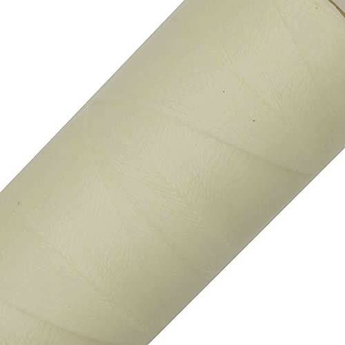LINHASITA Garnspule, gewachst, 100 g / 360 Meter, Dicke: 0,5 mm, Polyester, Makramee-Garn, 30 Farben, Weiß