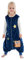 COOKY.D Gigoteuses Bébé Fille Garçon avec des Pieds Hiver Automne Pyjama, Bleu Foncé, 3-5 Ans,Médium