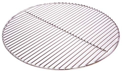 Massiver Grillrost Ø 67 cm aus Edelstahl rostfrei und elektropoliert 6 mm für Grill rund, Kugelgrill, Feuerschalen Grillschalen Rundgrill