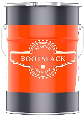 Bootslack Betongrau 5 Liter I Klarlack für Holz innen & außen I Parkettlack, Treppenlack, Schiffslack, Yachtlack I Hochbelastbar, wetterbeständig, süß- und seewasserfest - BEKATEQ LS-100