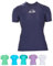 iQ-UV Shirt für Damen Kurzarm Navy M – Rash Guard Schwimmshirt für Damen aus recyceltem Material – UV-Schutz Badeshirt für Frauen zum Schwimmen, oder Sport – funktionales Surf-Shirt für Frauen