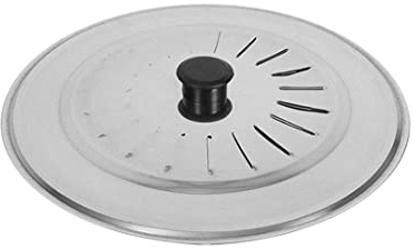 EUROXANTY Tapa para sartenes y ollas | Tapadera Multiusos | Tapadera antisalpicaduras | Tapa con Mango ergonómico | Varios diámetros | Tapa de Metal | 32 cm
