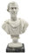 Büste Statue Design: Julius Cäsar - Reproduktion Büste, Skulptur in Marmor und Harz - ca. 13 cm, 350 gr. - Toskanisches Produkt, Design Made in Italy - Geschenkidee Zuhause