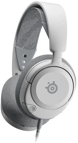 SteelSeries NEW Arctis Nova 1 Multi-System Gaming Headset — Hi-Fi Drivers — 360° Spatial Audio — Comfort Design — Durable — Ultra Lightweight — Noise-Cancelling Mic — PC, PS5/PS4, Switch, Xbox - White