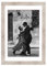 SD Bilderrahmen mit Passepartout – Fotorahmen in Silber 30mm breit - Außenmaß Passepartout 60x80 cm - für Bildgröße 50x70 cm - Rahmen mit Acrylglas