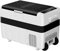 WOLTU Kompressor Kühlbox Auto 40L, 12V 230V Elektrische Camping Kühlbox Groß mit Gefrierfach, Dual Zone Kühlschrank mit USB, Kühltruhe Mini Gefrierbox für Lkw, Strand, Picknick, Summer Saver, Weiß
