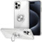 Vunake für iPhone 15 Pro Max Hülle mit Ring Halter Ständer Hülle iPhone 15 Pro Max Silikon TPU Slim Clear Hülle Magnetische Autohalterung Stoßfeste Schutzhülle Case Handyhülle für iPhone 15 Pro Max