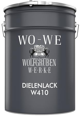 WO-WE Dielenlack Parkettlack Treppenlack Holzlack Lack Holzboden Weiss Matt - 2,5L