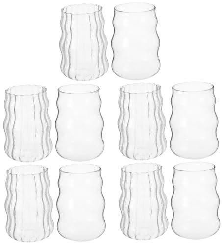 Cabilock 5 Set Di Tazze in Bicchieri Curvi Bicchieri Da Bar Per Caffè Tè Birra Vino 2 Pezzi * 5