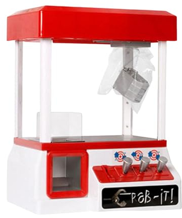 Perfeclan Greiferspielzeug-Greifautomat, Arcade-Greiferspiel, Candy Grabber, elektronisches Mini-Greiferautomatenspielzeug für Partykarneval