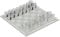 Shot Chess Set Clear Shot Glass Chess Set, 10x10 Inch Glass Chess Board with 32PCS Cups Chess Pieces, Drinking Shot Chess Set, Funny Chess Sets for Adults, Kids