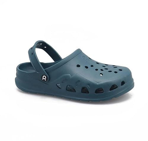 Kosmik Unisex Clogs, Sustainable Waterproof Slip-On Shoes, Easy to Clean, Comfortable for Indoor and Outdoor Wear, DUCK BLUE, 11.5 UK