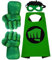 JEEK Superhero Manos Superhéroe Manos Puños Niños Gigantes Guantes Juguetes Smash Boxeo Guantes Juguetes Regalos Suave Guantes de Felpa para Niños Niñas (Verde B)