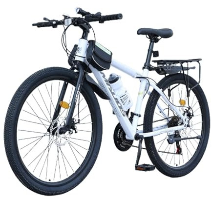 Speed Leichtes 24-Zoll-Mountainbike mit Doppelscheibenbremsen und Aluminiumrahmen(c,163 * 92cm)
