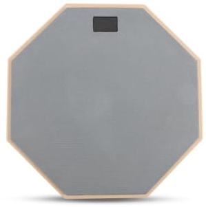 Kellegour Drum Practice Pad,Practice Pad Apprentice,12 Zoll Schlagzeug-Pad Gummi,Schlagzeug Übungspad,2-seitig leises Übungspad,Dumb Drum Practice Pad für Schlagzeuger-Übungspad(30 cm Grau)