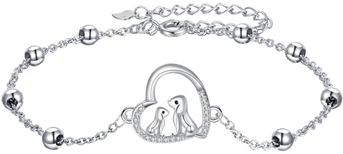 J.MUEN Armband Damen 925 Sterling Silber Tier Armband Serie -mit Geschenkbox-Das Perfekte Geschenk für Tierliebhaber