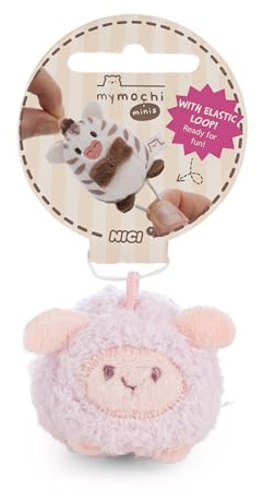 Kuscheltier Schaf Wools 5cm - pink - Stofftier aus weichem Plüsch, niedliches Plüschtier zum Kuscheln und Spielen, für Kinder & Erwachsene, tolle Geschenkidee | 62932
