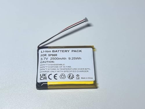 Batteria di ricambio da 2500 mAh per Sony PS Vita 2000 (PCH-2007), compatibile con 4-451-971-01, SP86R