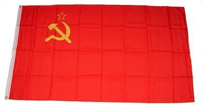 Flaggenking UdSSR - Bandiera dell'Unione Sovietica, resistente alle intemperie, multicolore, 150 x 90 x 1 cm