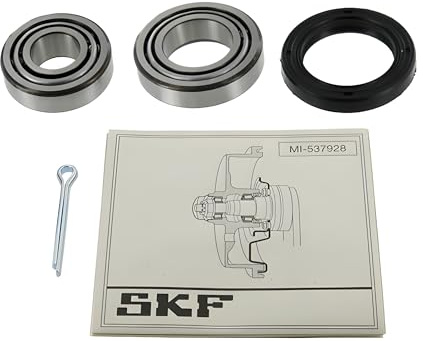 SKF Wheel Bearing Kit With Shaft Seal VKBA 504 Rear Axle Position Height 97 mm Length 95 mm Width 64 mm - OE Quality