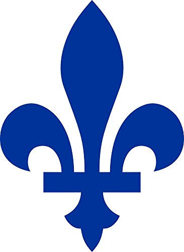 magFlags Drapeau Large Fleur de lys du québec | Portrait Flag | 1.35m² | 140x100cm