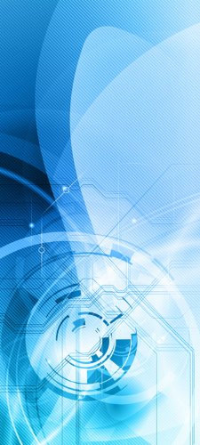 wandmotiv24 Türtapete Abstrakte Technik 2 TT321 90x200cm Tapete Technik bunt Sound