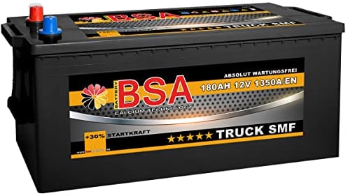BSA LKW Batterie 180AH SHD Starterbatterie 12V absolut wartungsfrei ersetzt 155Ah 170Ah !