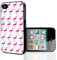 Preppy Pink Flamingo Pattern Hard Snap on Phone Case (iPhone 5/5s)