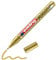 edding 751 Glanzlackmarker - gold - Packung mit 1 Lackmarker - Rundspitze 1-2 mm - Lackstift für Glas, Stein, Holz, Kunststoff und Papier - wasserfest, stark deckend