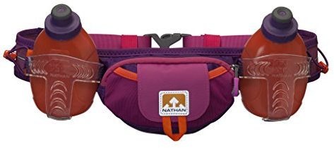 Nathan Unisex's Sports Trail Mix Plus Hydration Belt-Very Berry/Vivacious, 20 oz/600 ml, Verry, One Size