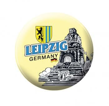 Ansteckbutton mit Print - Leipzig Völkerschlacht - 18043 - Gr. ca. 57mm