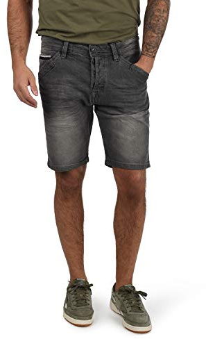 Indicode IDAlessio Herren Jeans Shorts Kurze Denim Hose