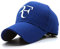 Hat Geburtstagsgeschenk 100% Baumwolle 3D-Stickerei-Tennisstar Roger Federer Dad Hat Sport Baseballmütze Unisex-Snapback Caps Tennis F Herren Caps (Color : Blue, Size : 56cm 60cm)