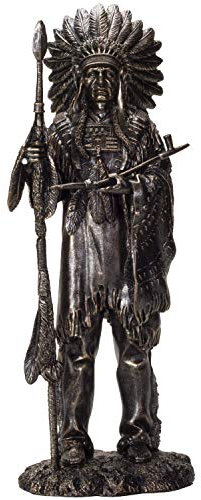 Pacific Giftware Indische Indianer-Skulptur, Kunstharz, Sammlerfigur Statue