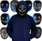 KKTECT LED Light Up Mask Silicone, 70 Pictures, 45 Animations, DIY Patterns, Music Rhythm, APP Control, Costume Mask for Parties, Video Shooting, Gifts