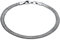 Kuzzoi Pulsera de plata para hombre hecha a mano, pulsera de plata de ley 925 oxidada, pulsera plana para hombre, espiga, ancho 4 mm, 0210662721, 19 centimeters, Plata de ley