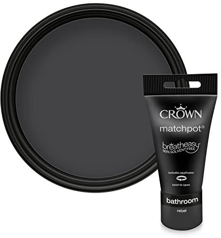 Crown Easyclean Bathroom Emulsion 40ml Sample - Rebel