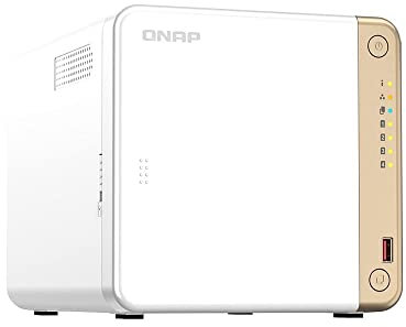 QNAP - QNAP 4-Bay desktop NAS Intel N4505 dual PN: TS-462-2G - 7755325
