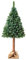 KADAX künstlicher Weihnachtsbaum 180 cm, Kiefer Tannenbaum mit Naturstamm und schneebedeckten Spitzen, Christbaum aus PVC mit stabilem Ständer, Weihnachtsdeko (Anni 180cm)